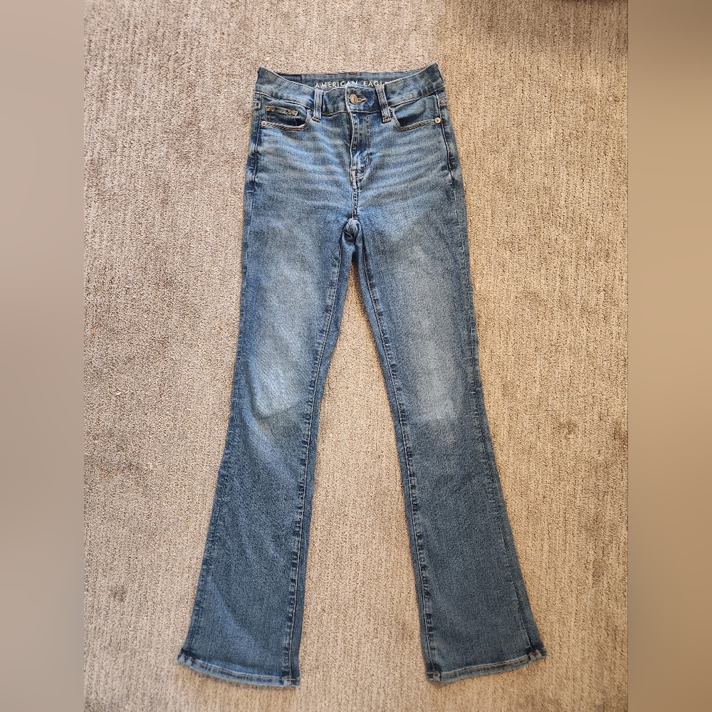 American Eagle Outfitters High Rise Skinny Kick Jeans